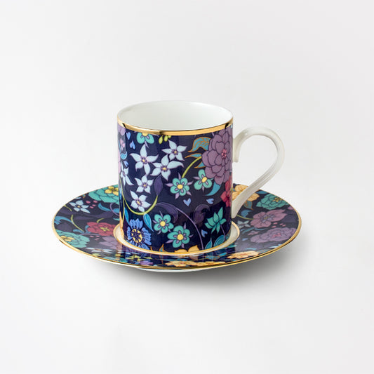 BLUE デミタス碗皿 (130cc)