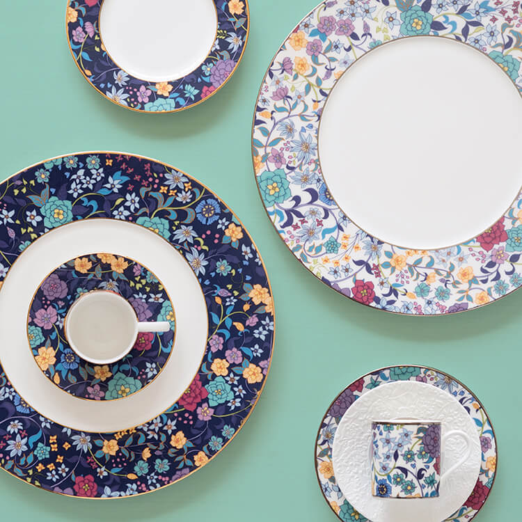 BLUE デミタス碗皿 (130cc)