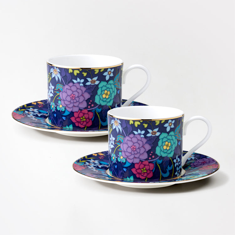 BLUE ペア兼用碗皿 (L)(250cc)