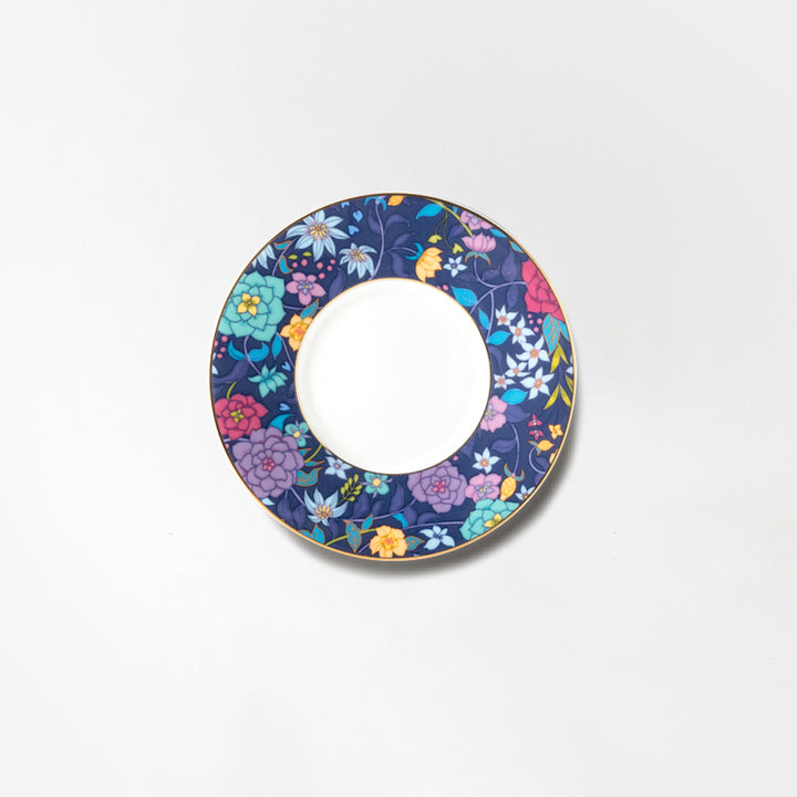 BLUE ペア兼用碗皿 (L)(250cc)