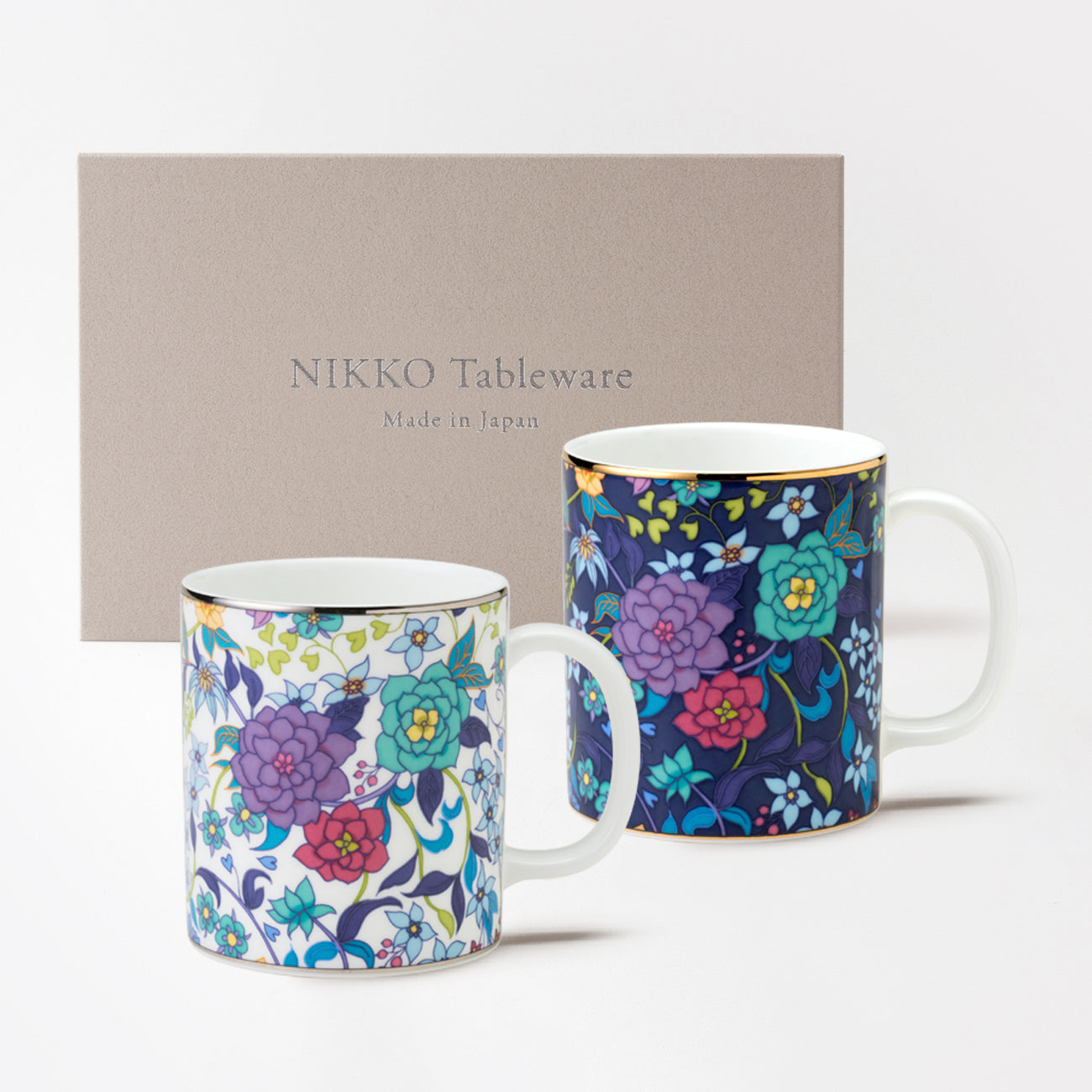 WHITE&BLUE ペアマグセット