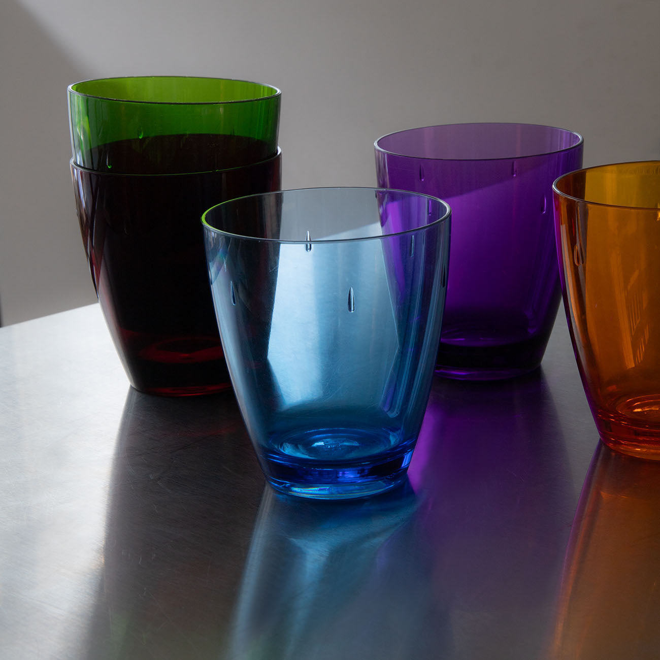 ポリカーボネート製 グラス (330cc)(サファイア)