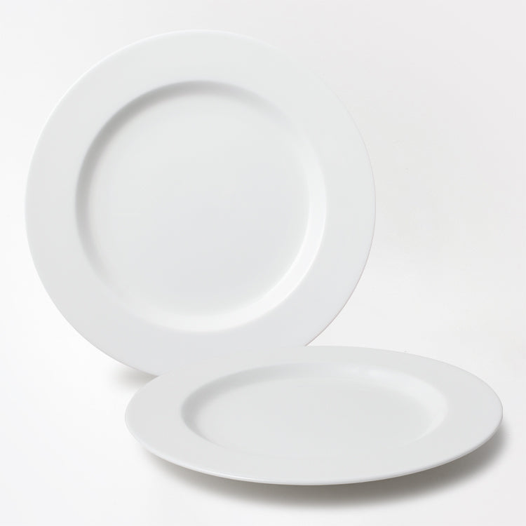 NIKKO ニッコーホワイト陶磁器皿 2点セット nikko食器｜27cmフィッシュプレート 2枚セット｜プレート・深皿