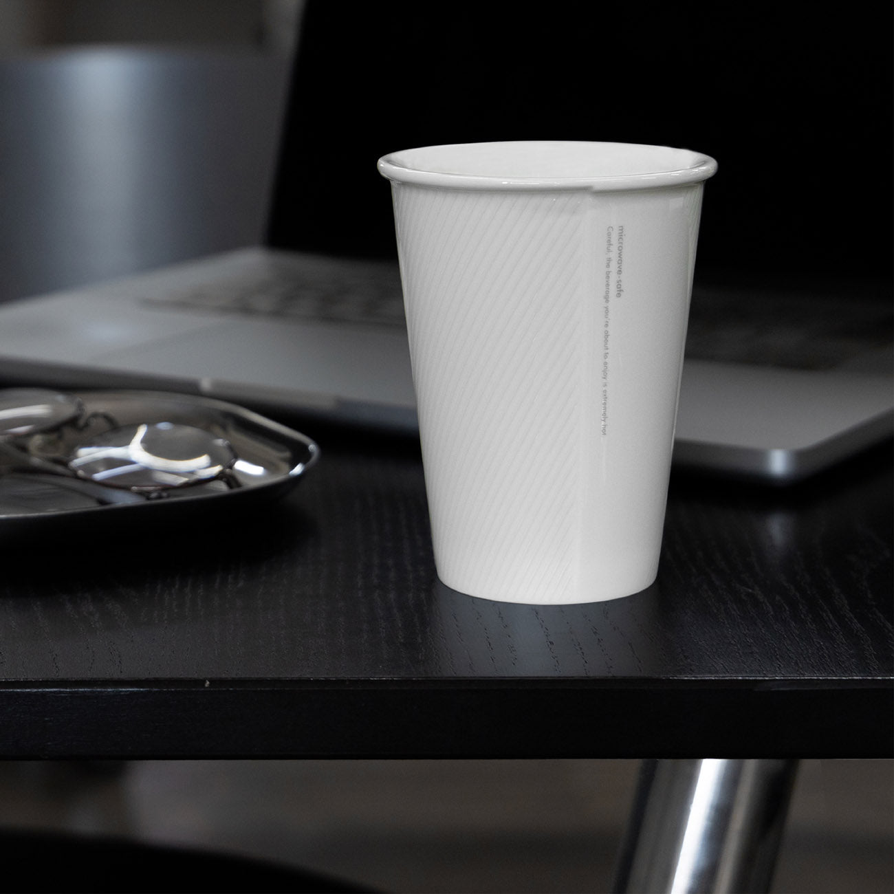 like a Paper Cup (鼓門) スリーブ付 (ライトグレー)