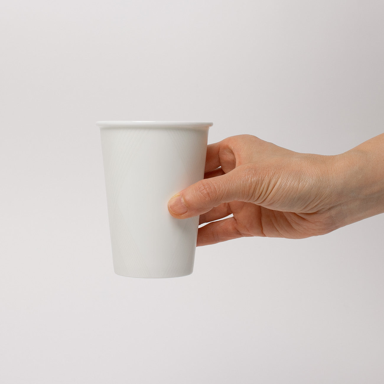 like a Paper Cup (鼓門) スリーブ付 (ライトグレー)