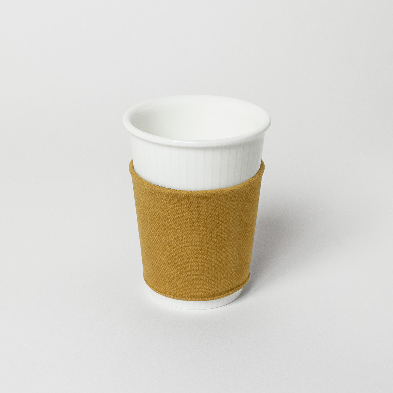 ラッカ庵野 微高レート スリーブ付き nikko食器｜like a Paper Cup (出格子) スリーブ付 (オニオン)｜カップ