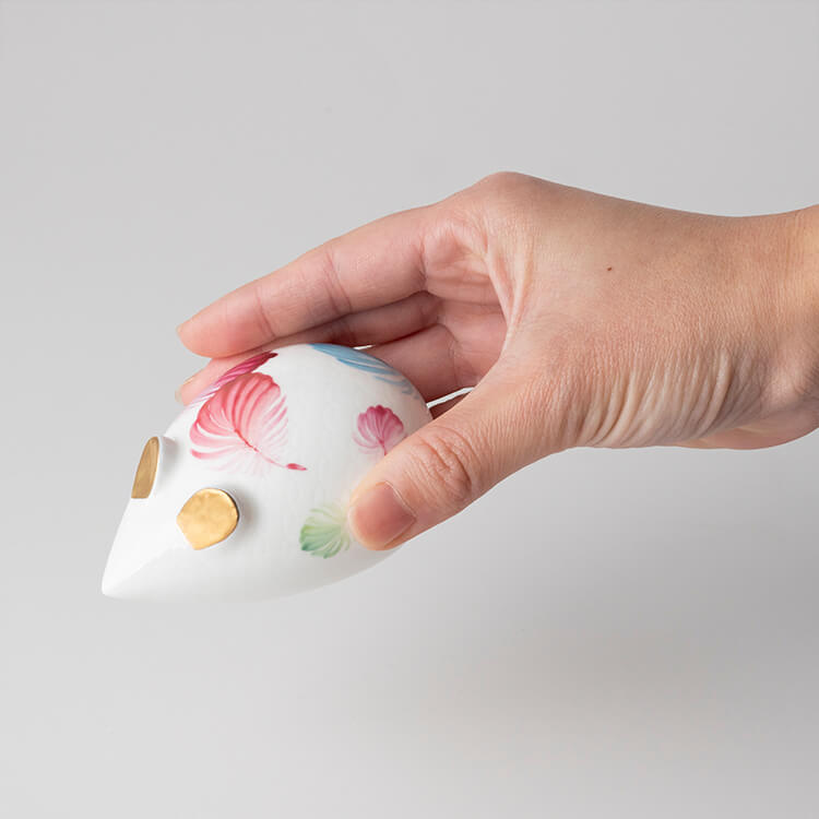 ねずみ (Happiness) 台座付