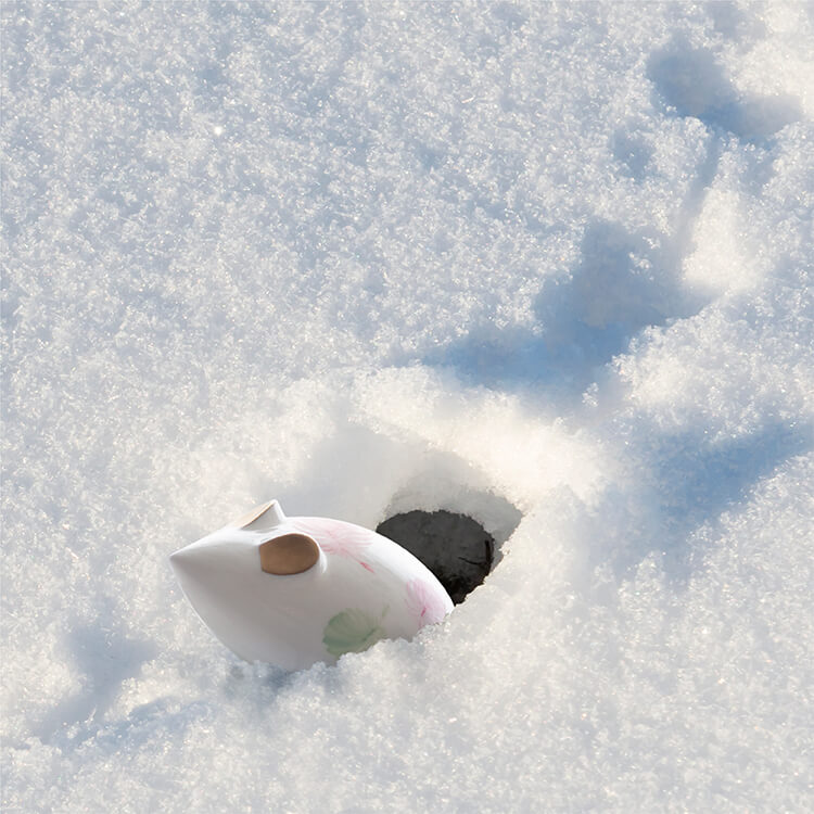 ねずみ (Happiness) 台座付