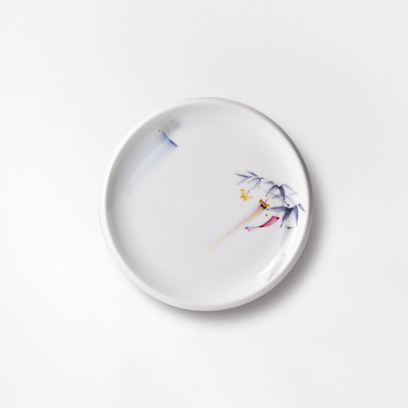 17cmプレート 笹飾り