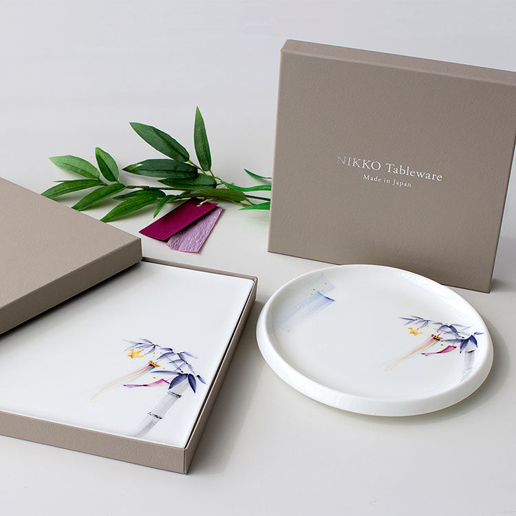 17cmプレート 笹飾り