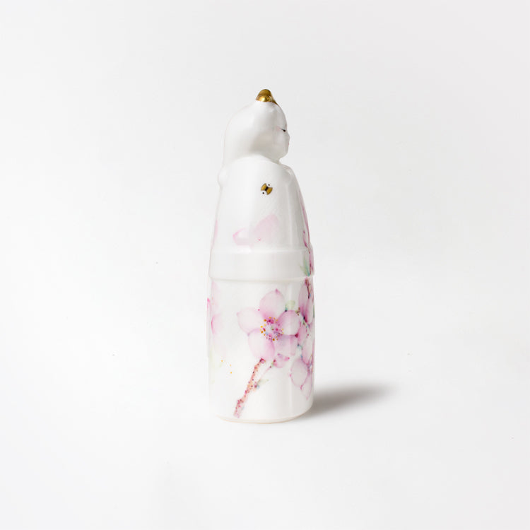 立ち雛 NiPPONめでたづくし 名入れ扇札 (ひらがな)付