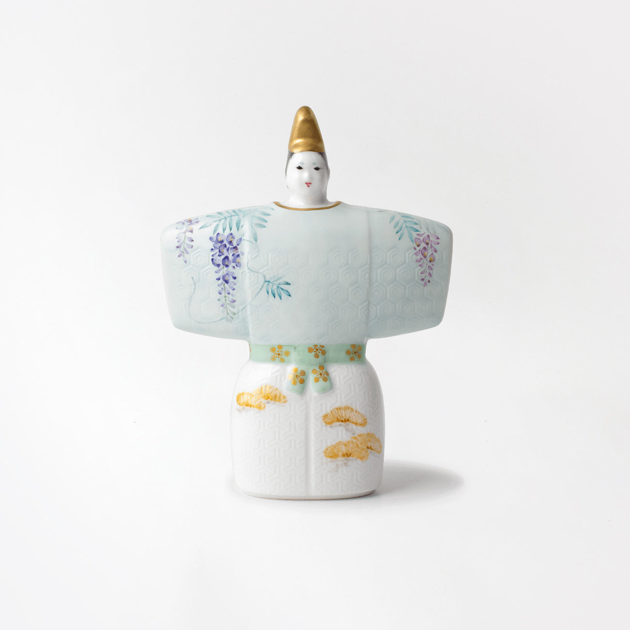 立ち雛 加賀の季 名入れ扇札 (アルファベット)付