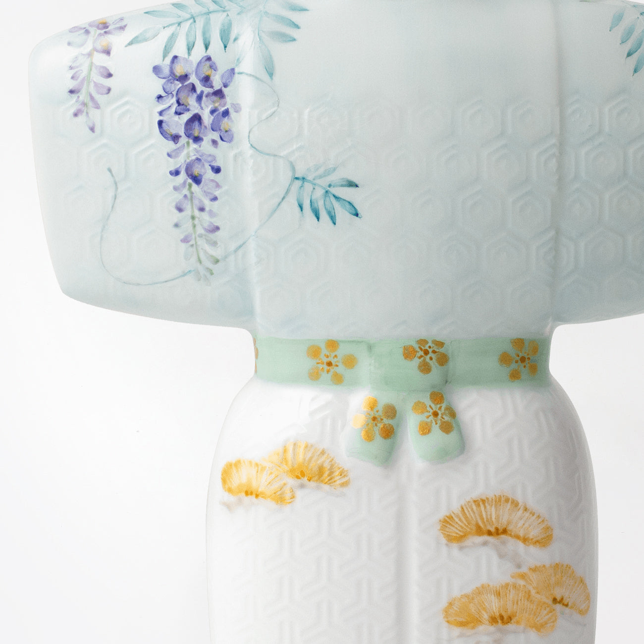 立ち雛 加賀の季 名入れ扇札 (アルファベット)付