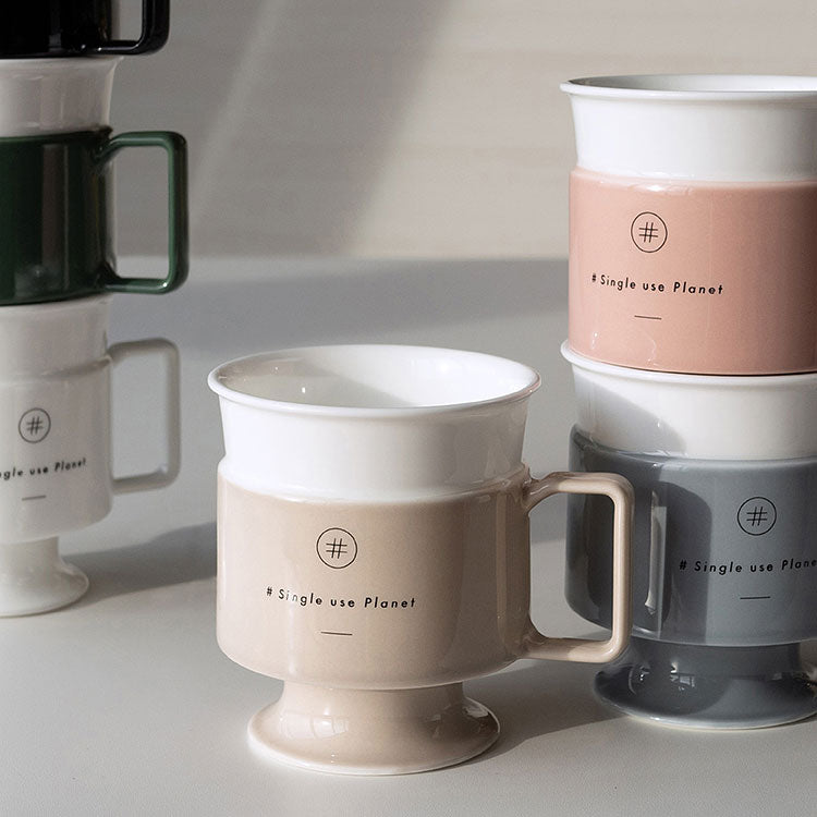#Single use Planet cup (サンドベージュ)