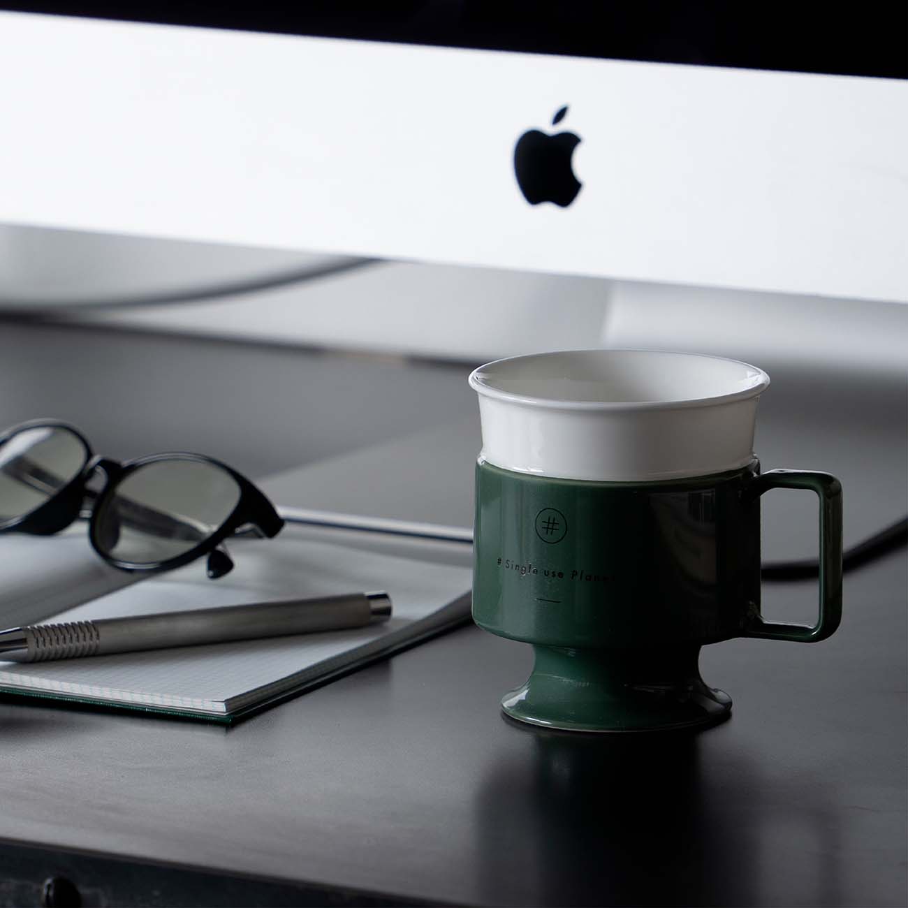 #Single use Planet cup (アースグリーン)