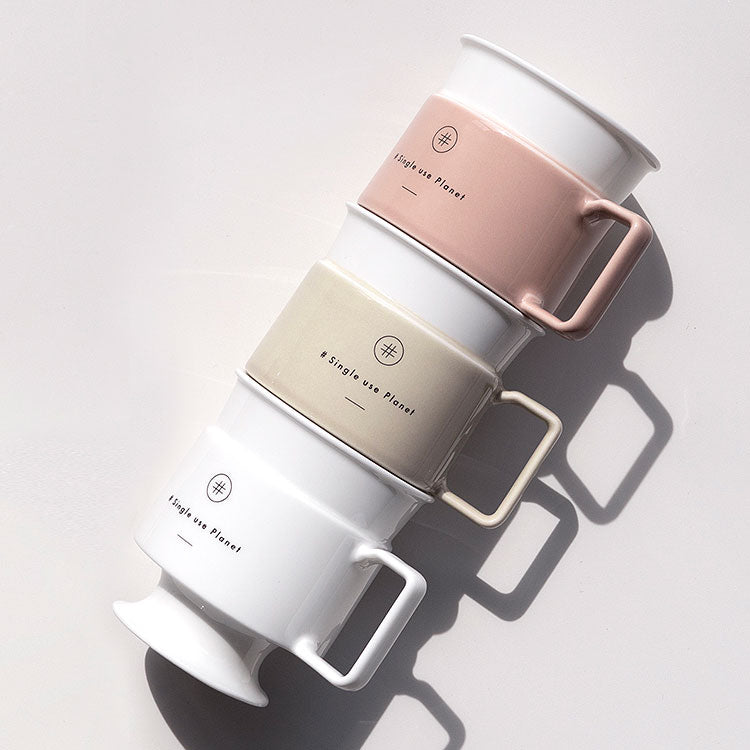#Single use Planet cup (サーモンピンク)