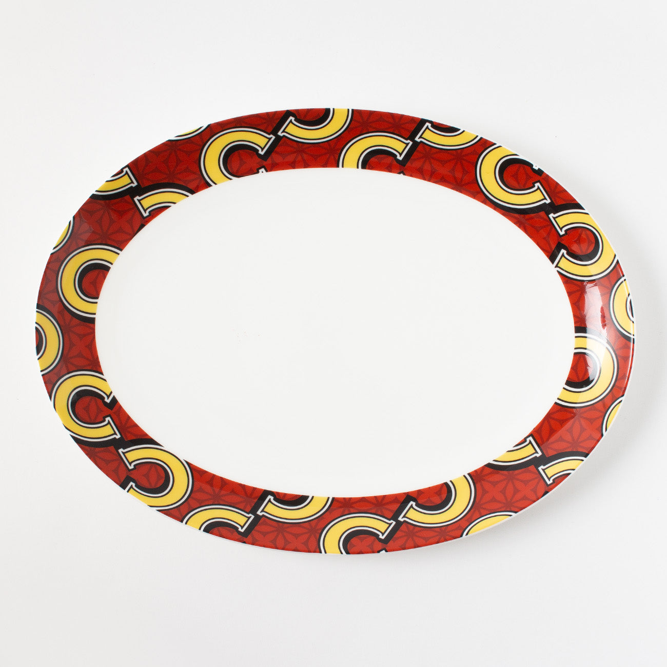 31cmオーバルプレート (CLOUDY TABLE 「First C」)