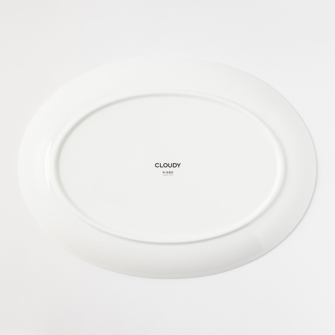 31cmオーバルプレート (CLOUDY TABLE 「Petals」)