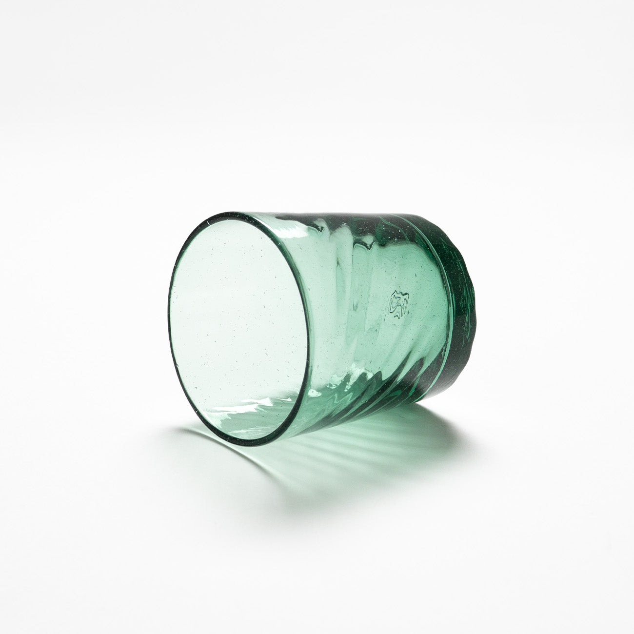 mado ロックグラス (アイスグリーン/モール柄)