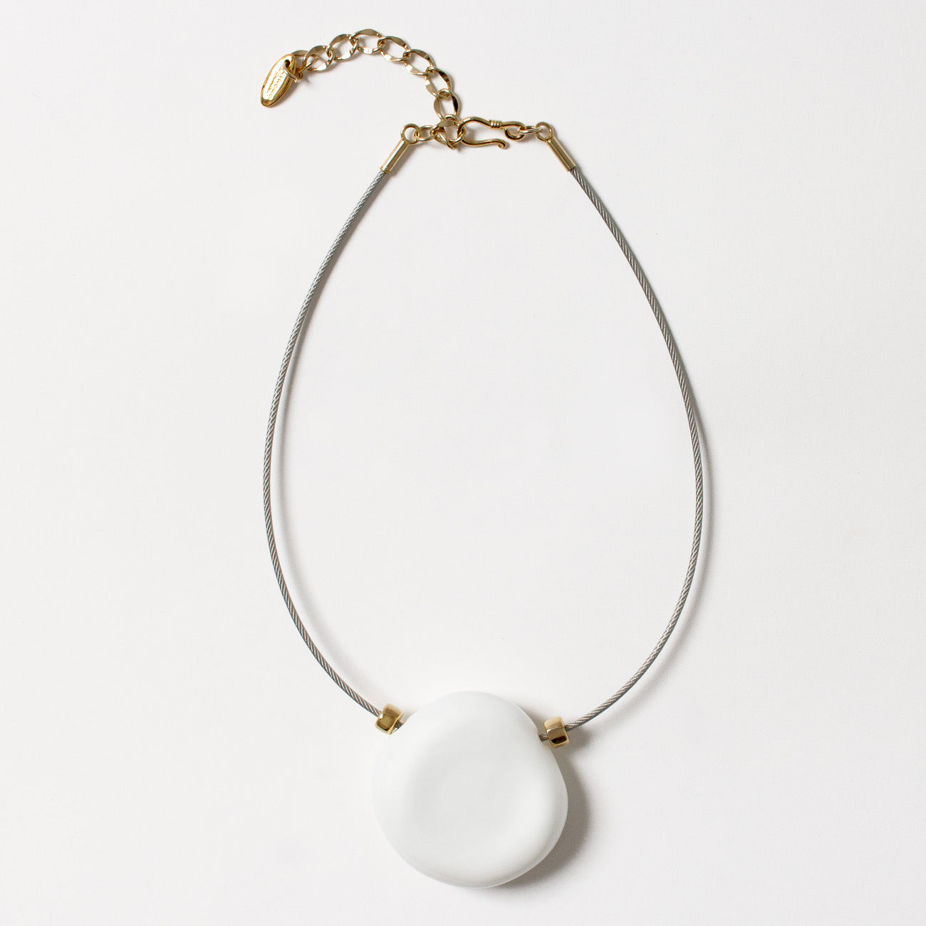 セラミックトップネックレス ホワイト