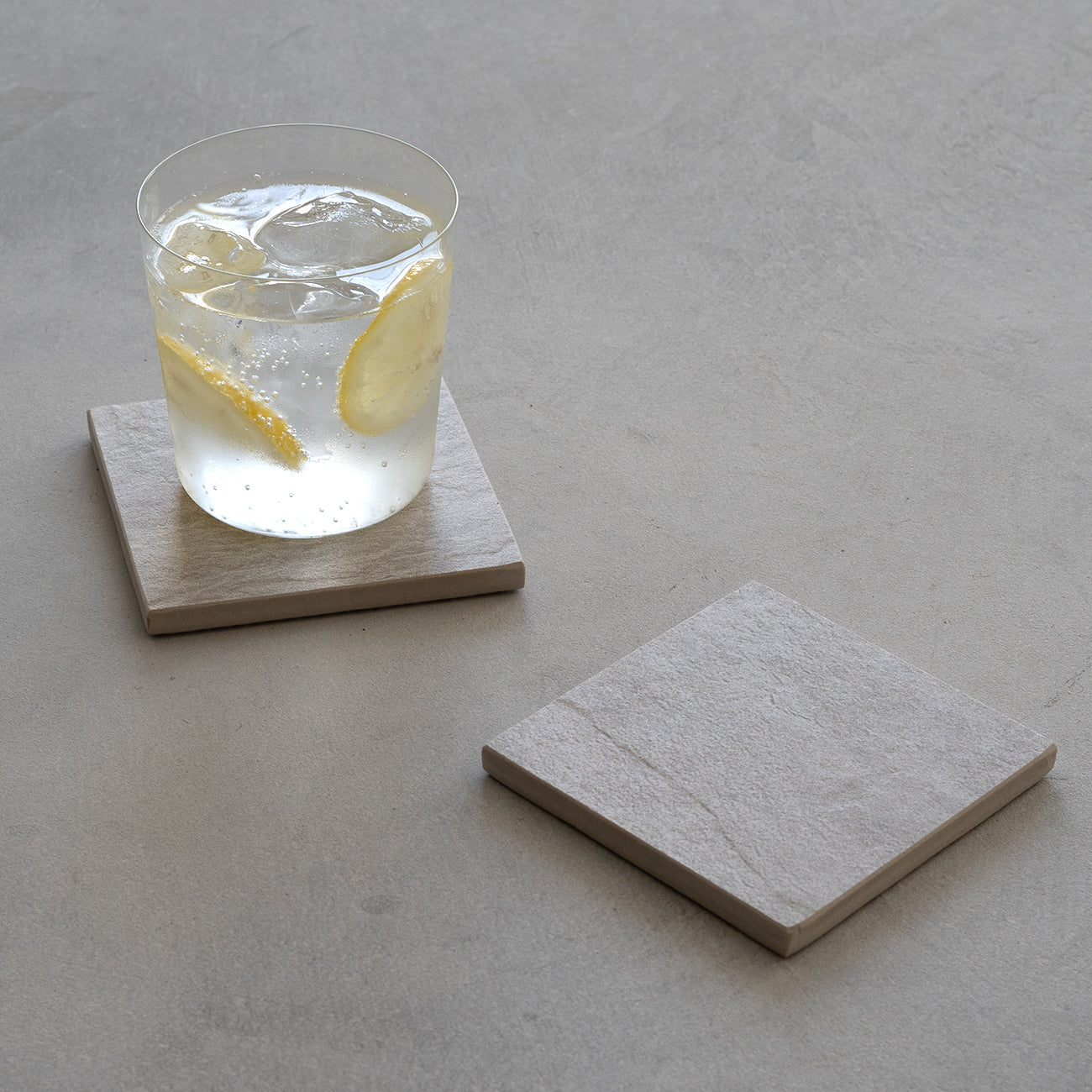 正方形10cm角 ペアセット ベージュ