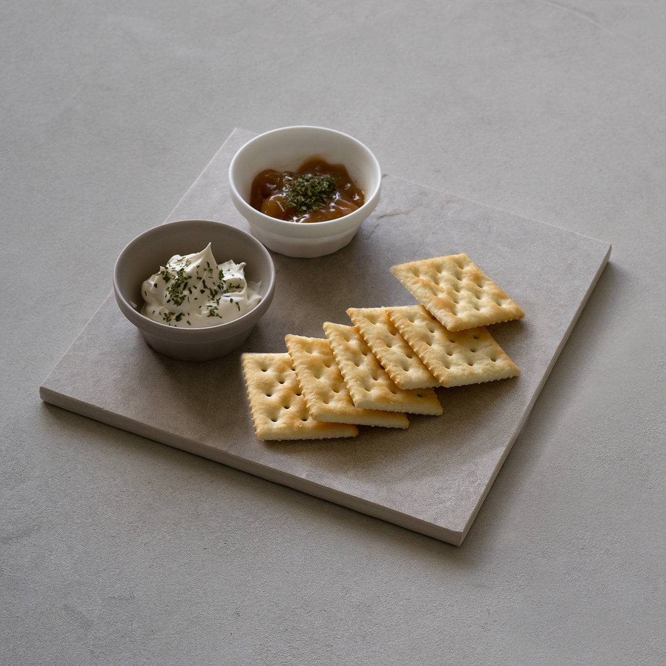 正方形20cm角 ペアセット ベージュ