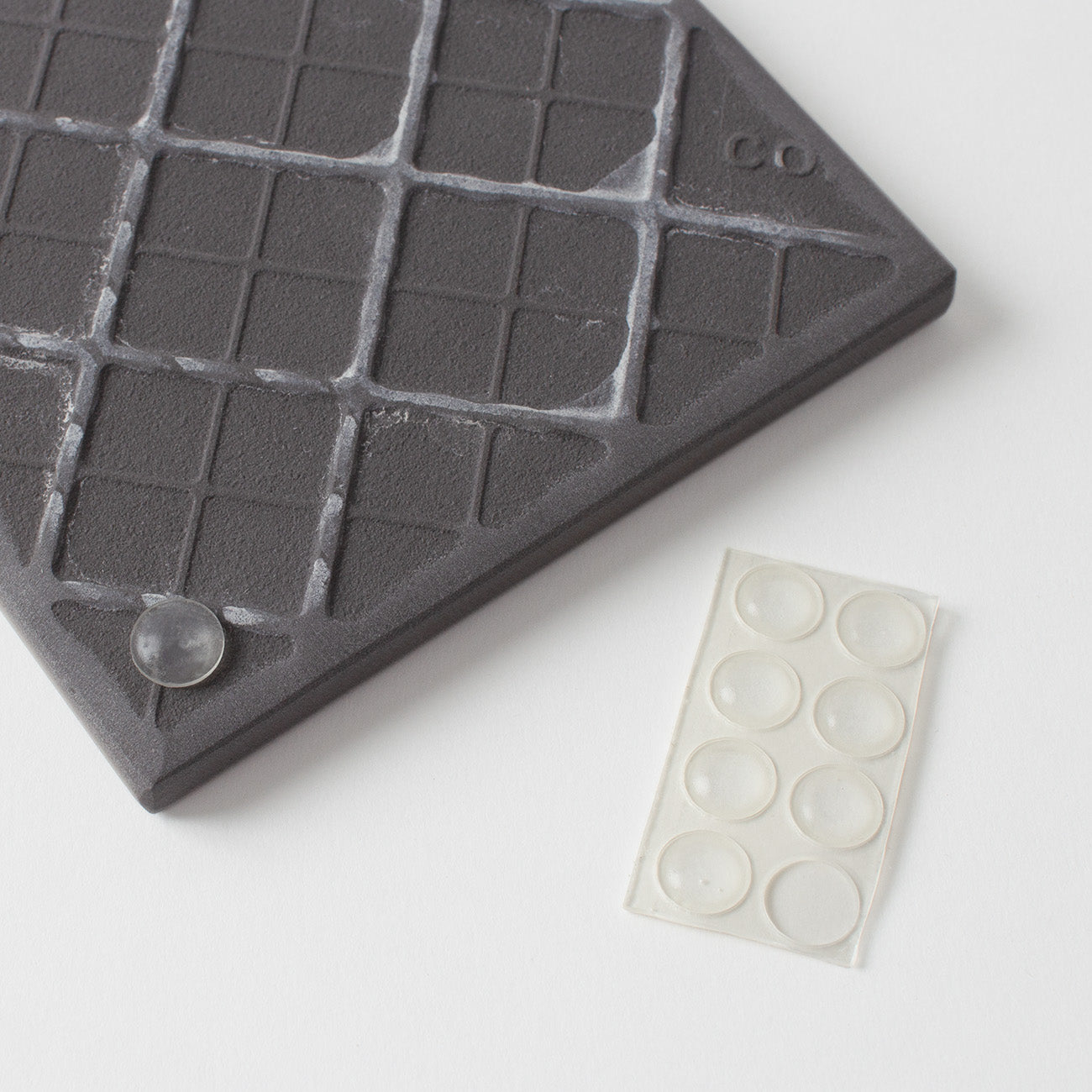 正方形10cm角 ペアセット ブラック