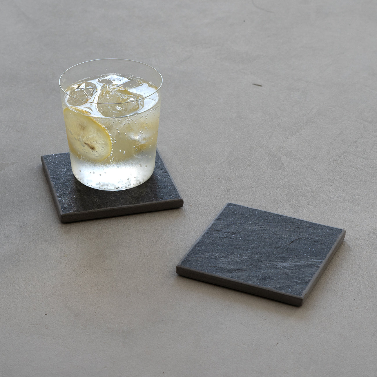 正方形10cm角 ペアセット ブラック