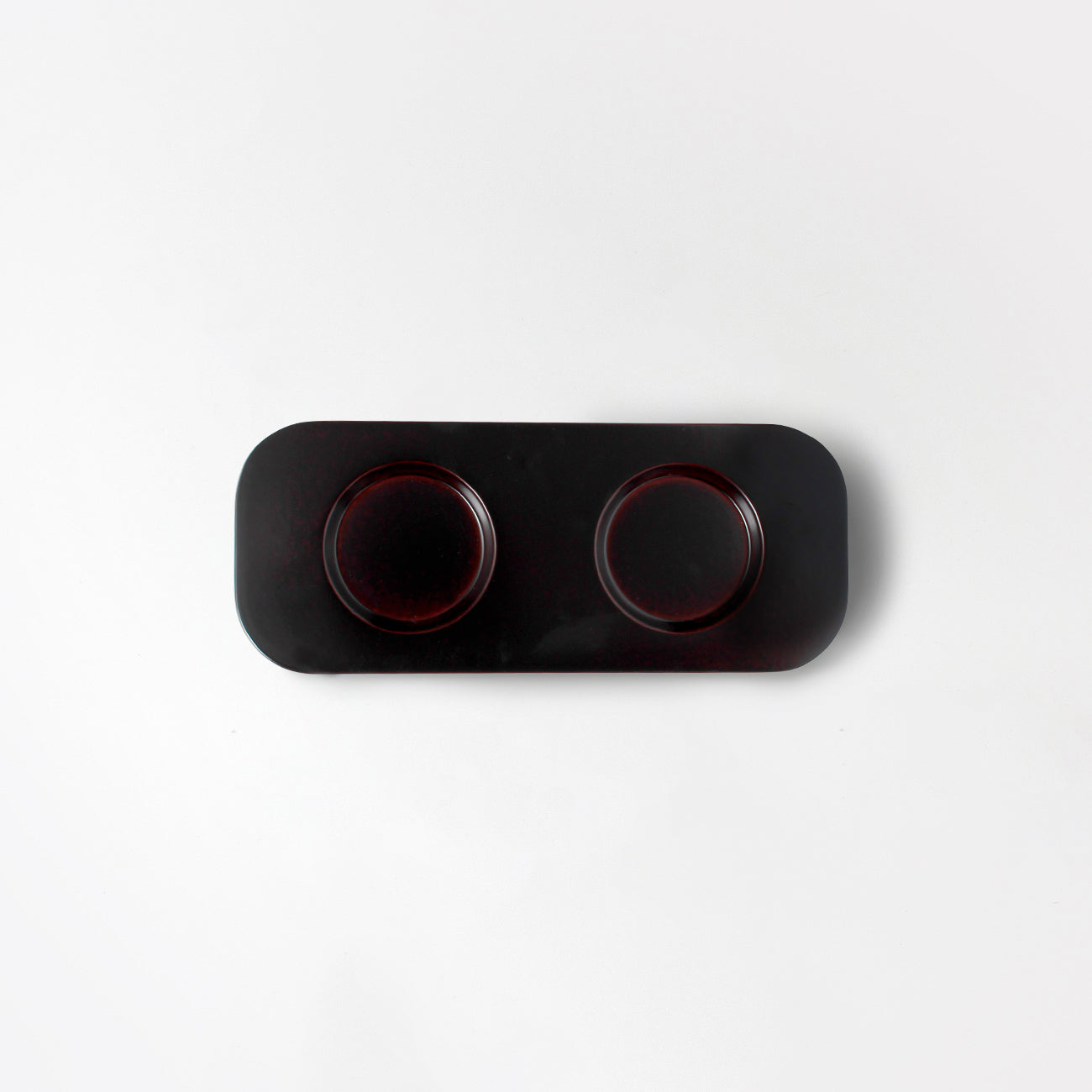 カスタートレー (2穴)