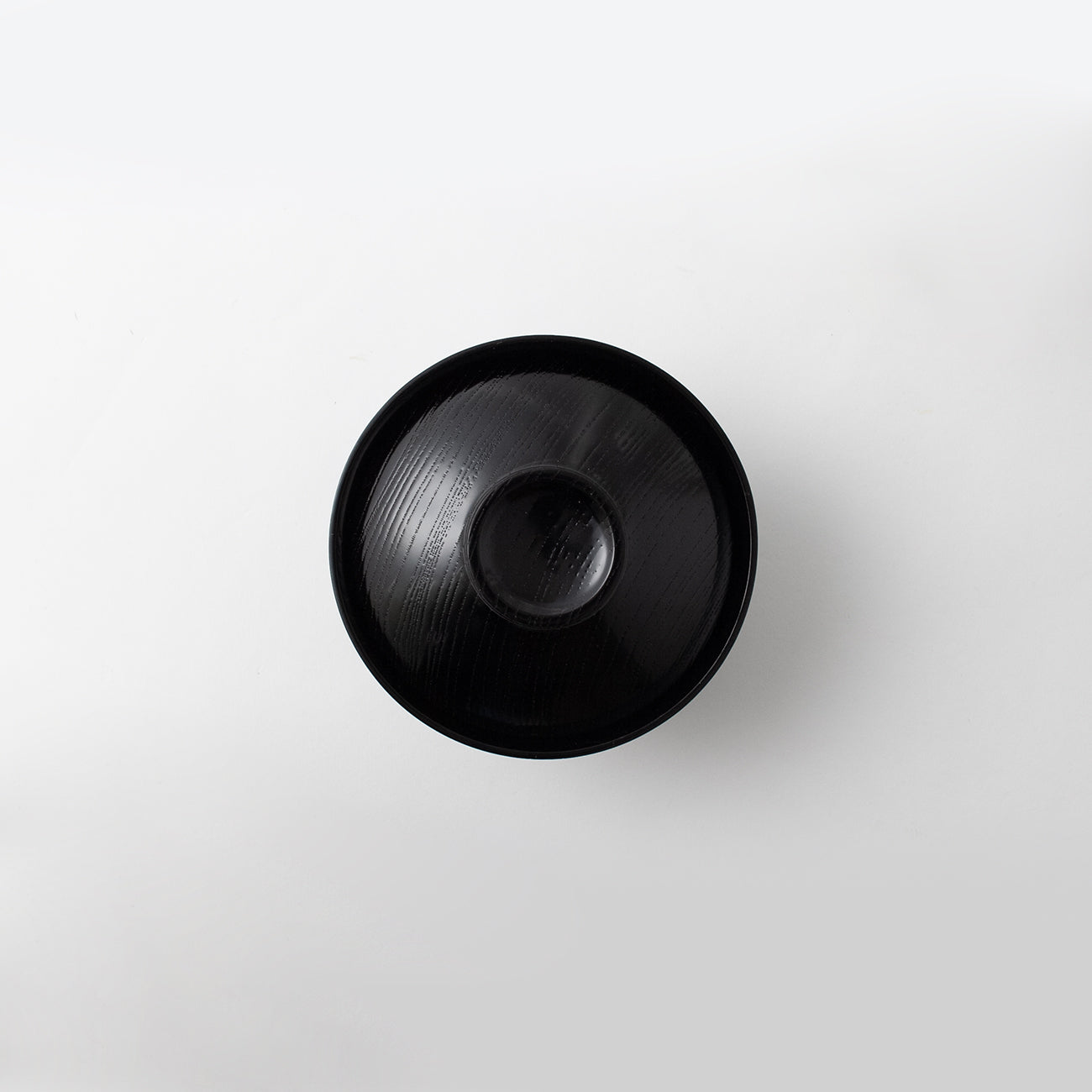 柳漆椀 外目弾き・小/黒黒