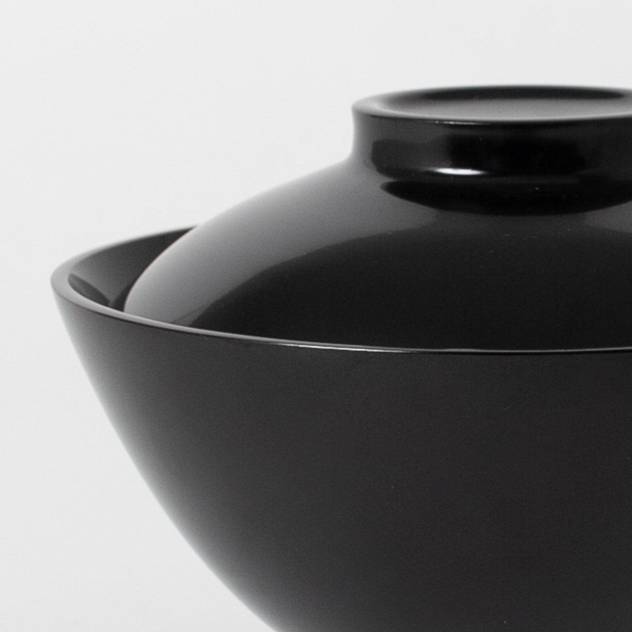 柳漆椀 総真塗り・大/黒黒