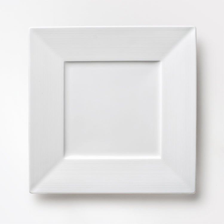 25cmスクエアワイドリムプレート