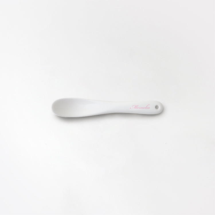 ベビースプーン アルファベット/ベビーピンク