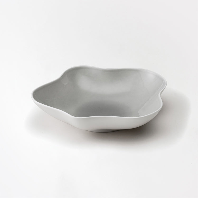 22cmディーププレート (アッシュグレー)