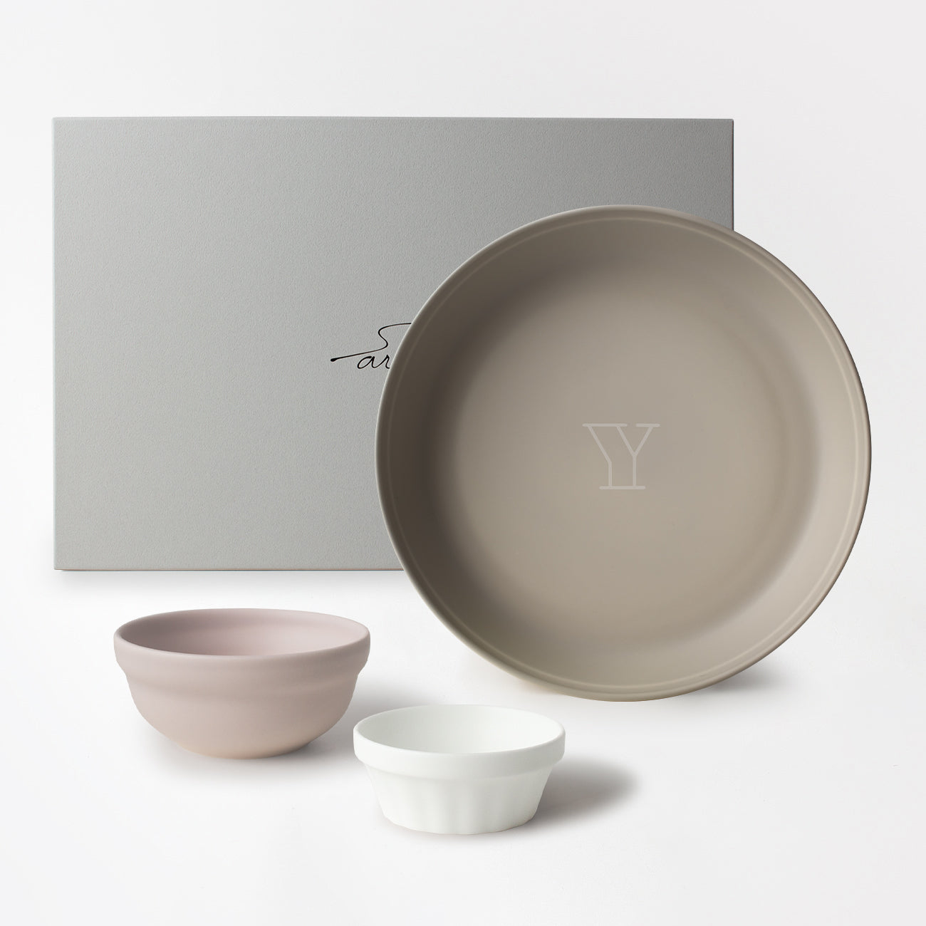 ミックス・イチゴミルク3点セット (イニシャル入)