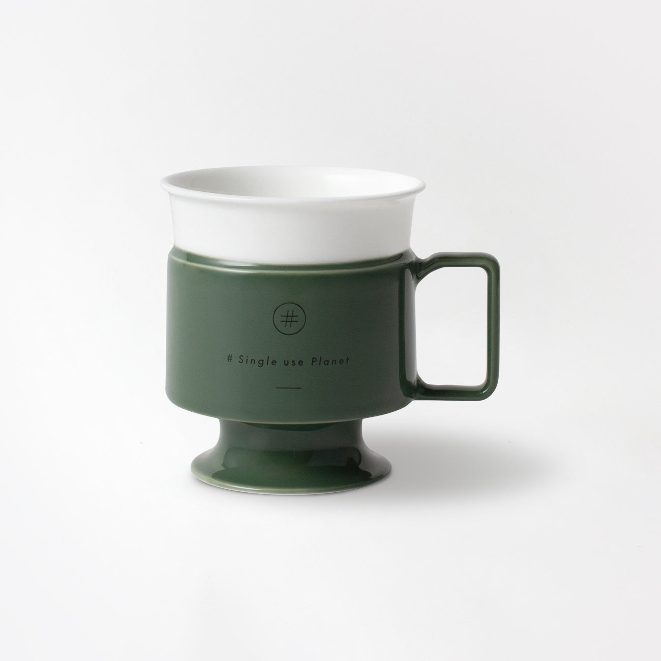#Single use Planet cup (アースグリーン)
