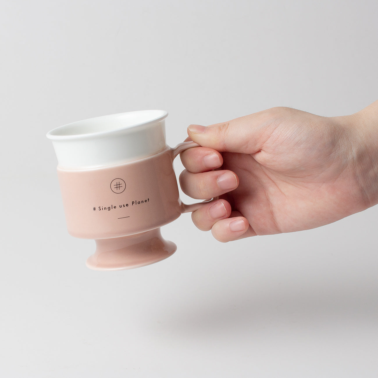 #Single use Planet cup (サーモンピンク)