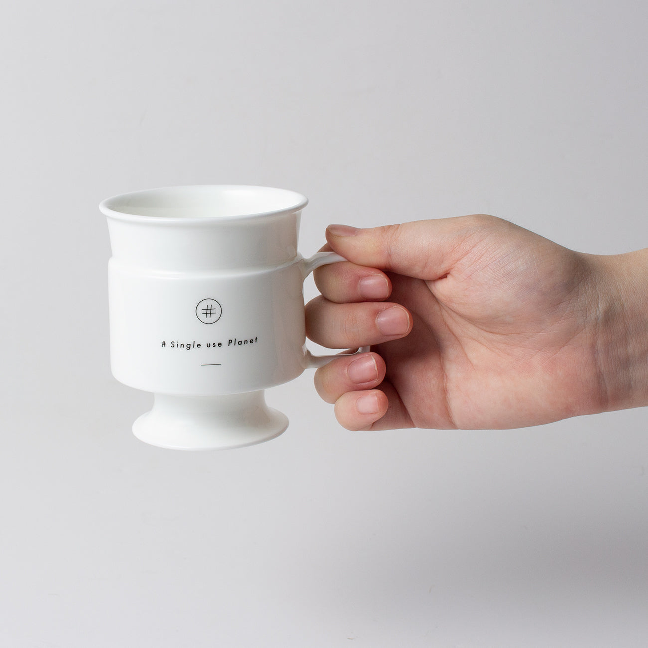 #Single use Planet cup (ホワイト)