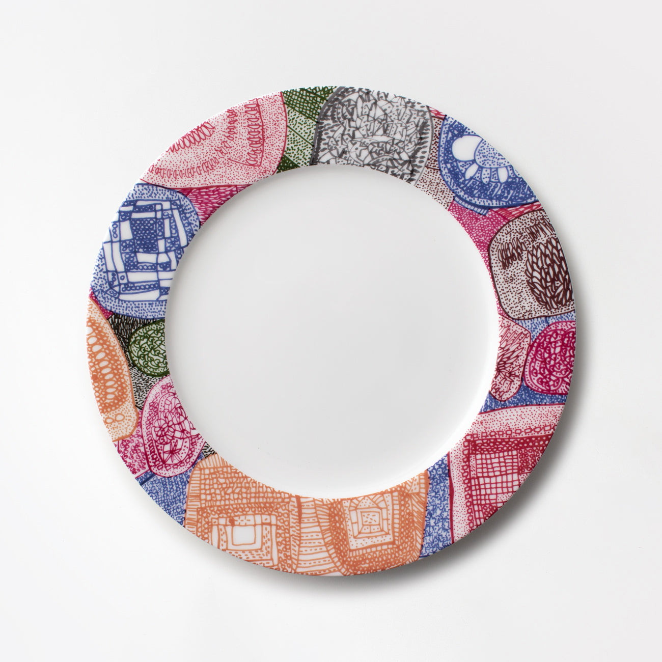 ART PLATE 25cm Fumie Shimaoka 「宇宙」