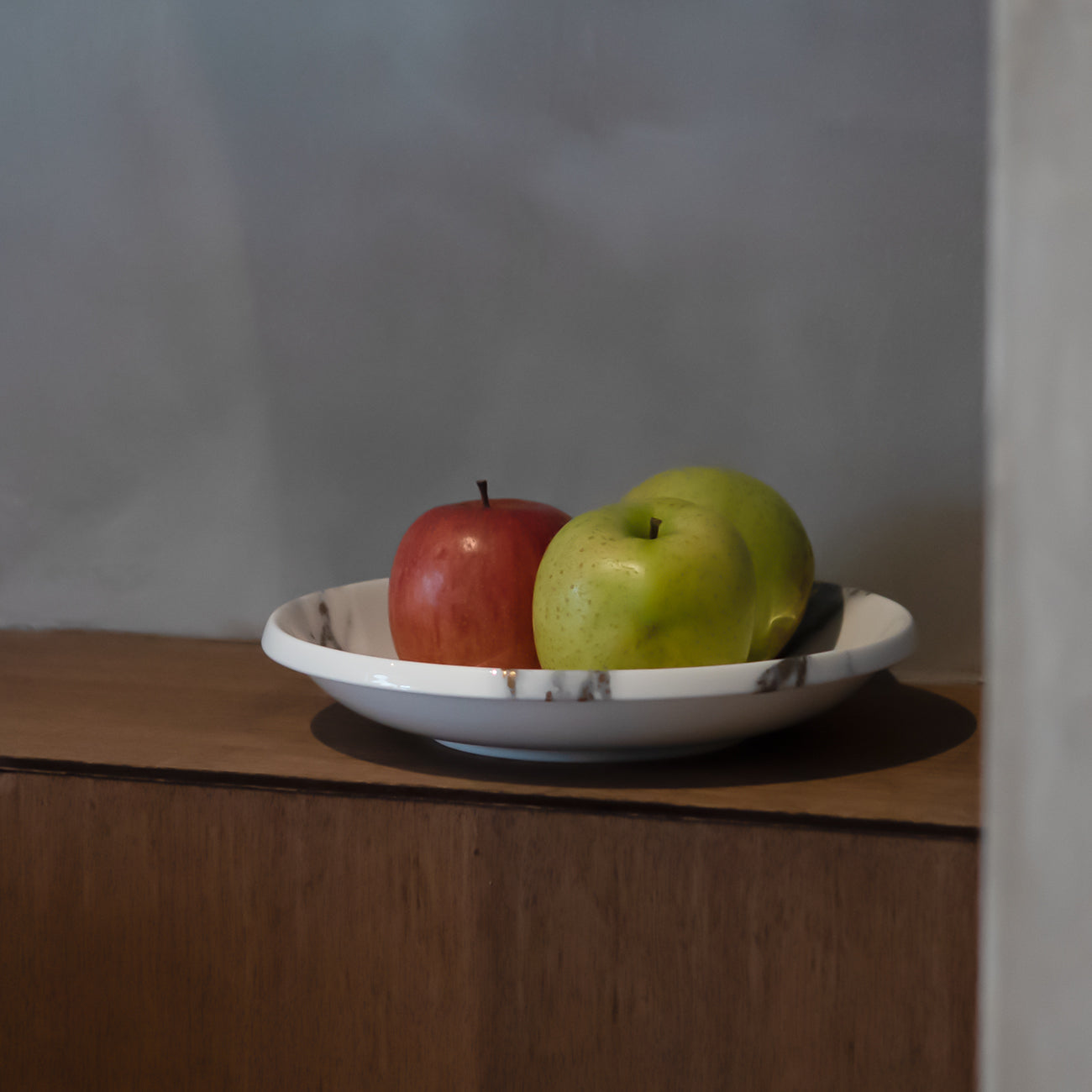 25cmボール｜おしゃれカフェ食器｜MARBLE GREY｜ニッコー公式