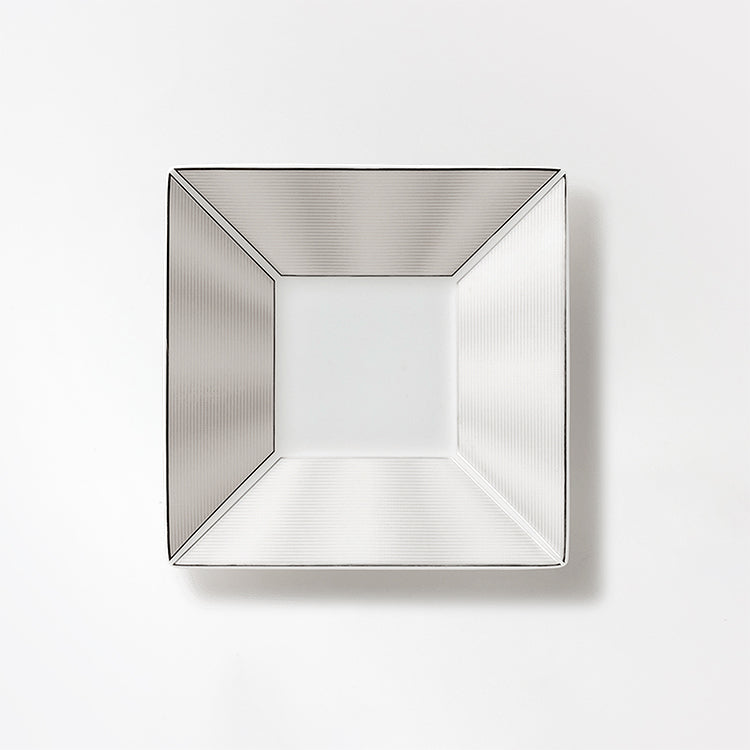 【未使用】NIKKO　ニッコー エリートモダン プレート シルバー ２４ｃｍ 未使用】NIKKO ニッコー エリートモダン プレート シルバー 24cm