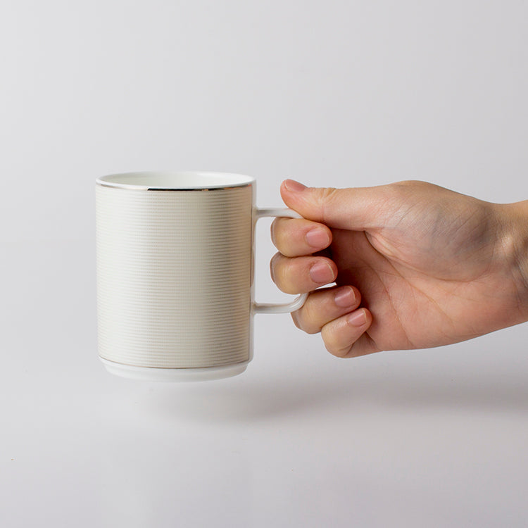 nikko食器｜ペアマグ (S)(240cc)セット (シルクプラチナム)｜マグ