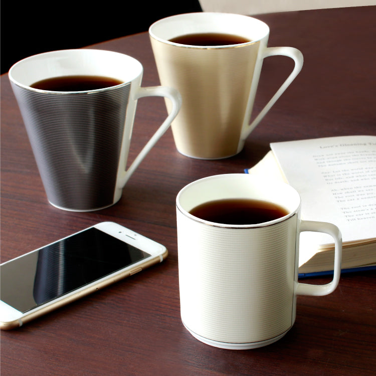 nikko食器｜ペアマグ (S)(240cc)セット (シルクプラチナム)｜マグ