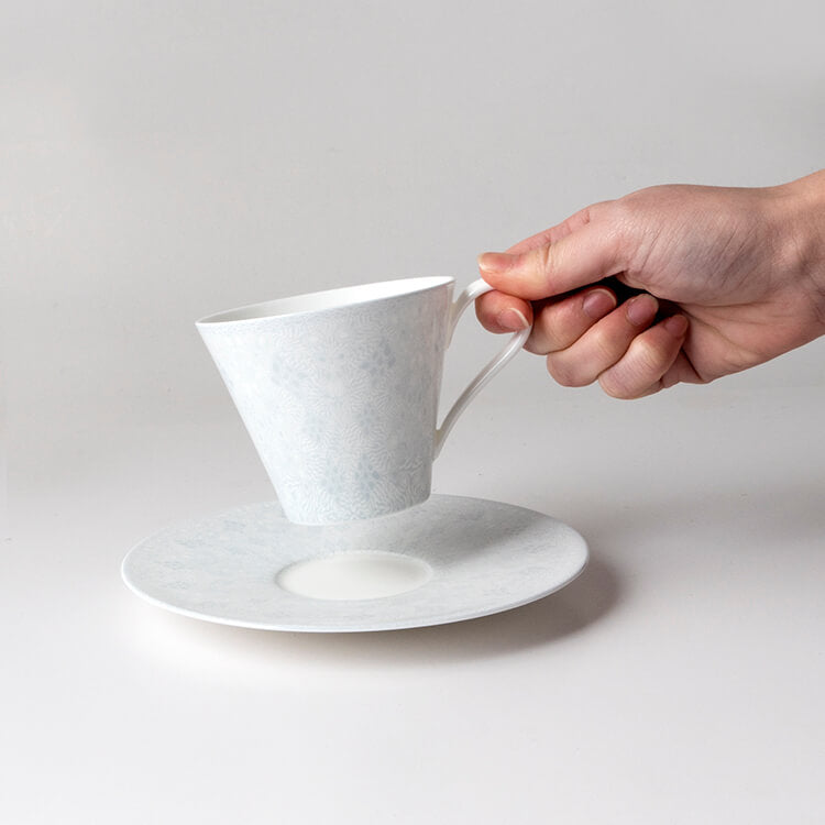 nikko食器｜Dorothy Feibleman｜GEOMETRIC 16.5cmソーサー (グレー