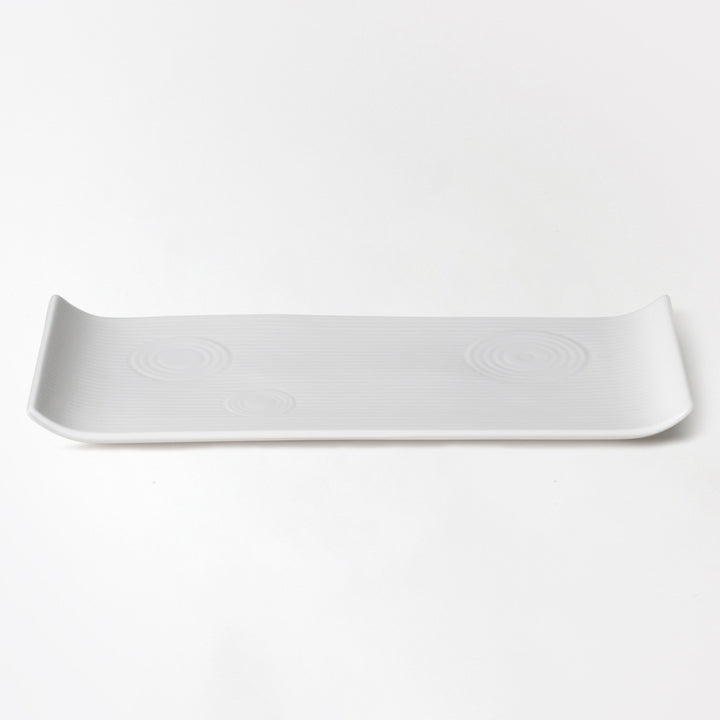 【復興支援商品】30cm長角皿 (石庭)