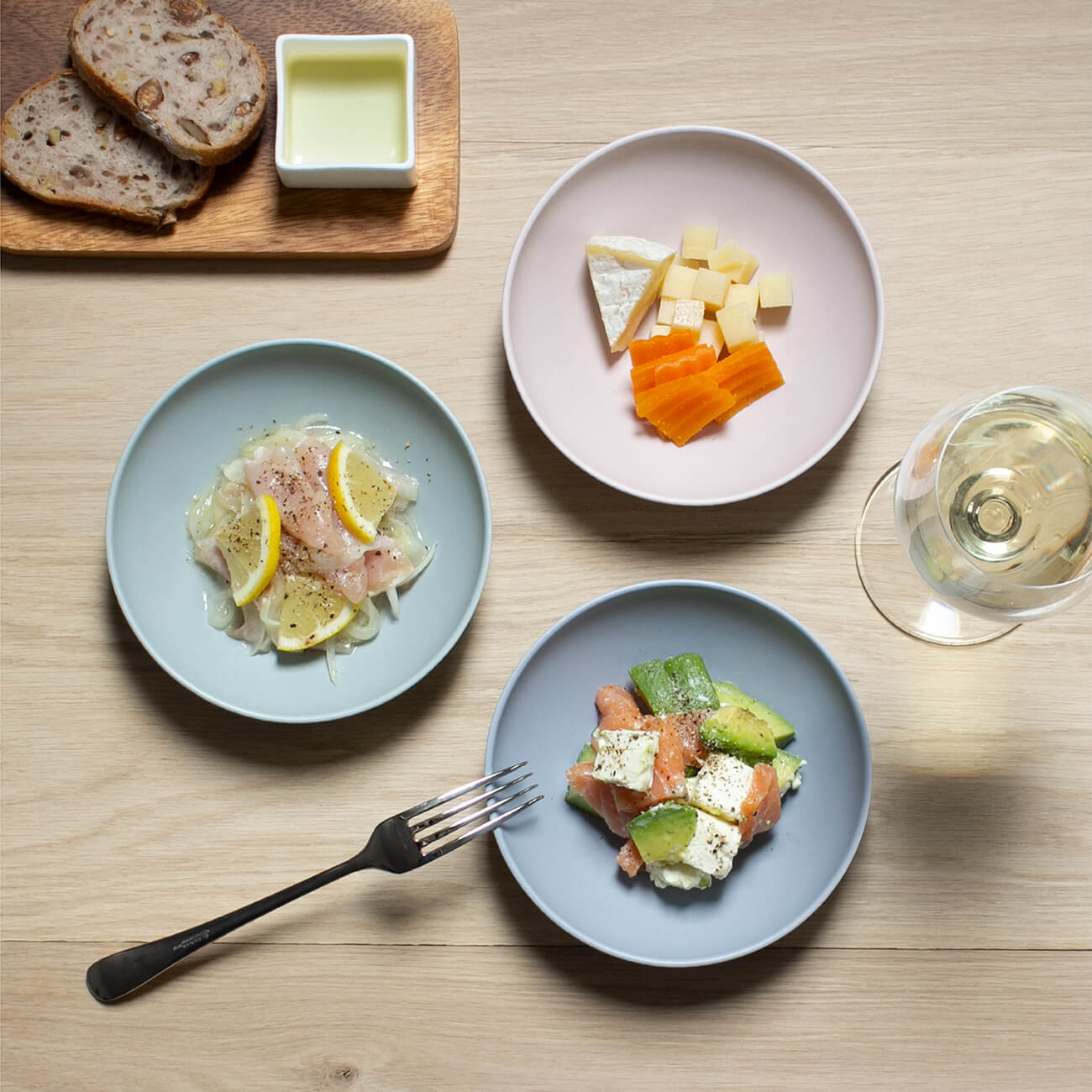 nikko食器｜晩酌皿 (14cmボール・タイドウォーター)｜ボール｜ニッコー