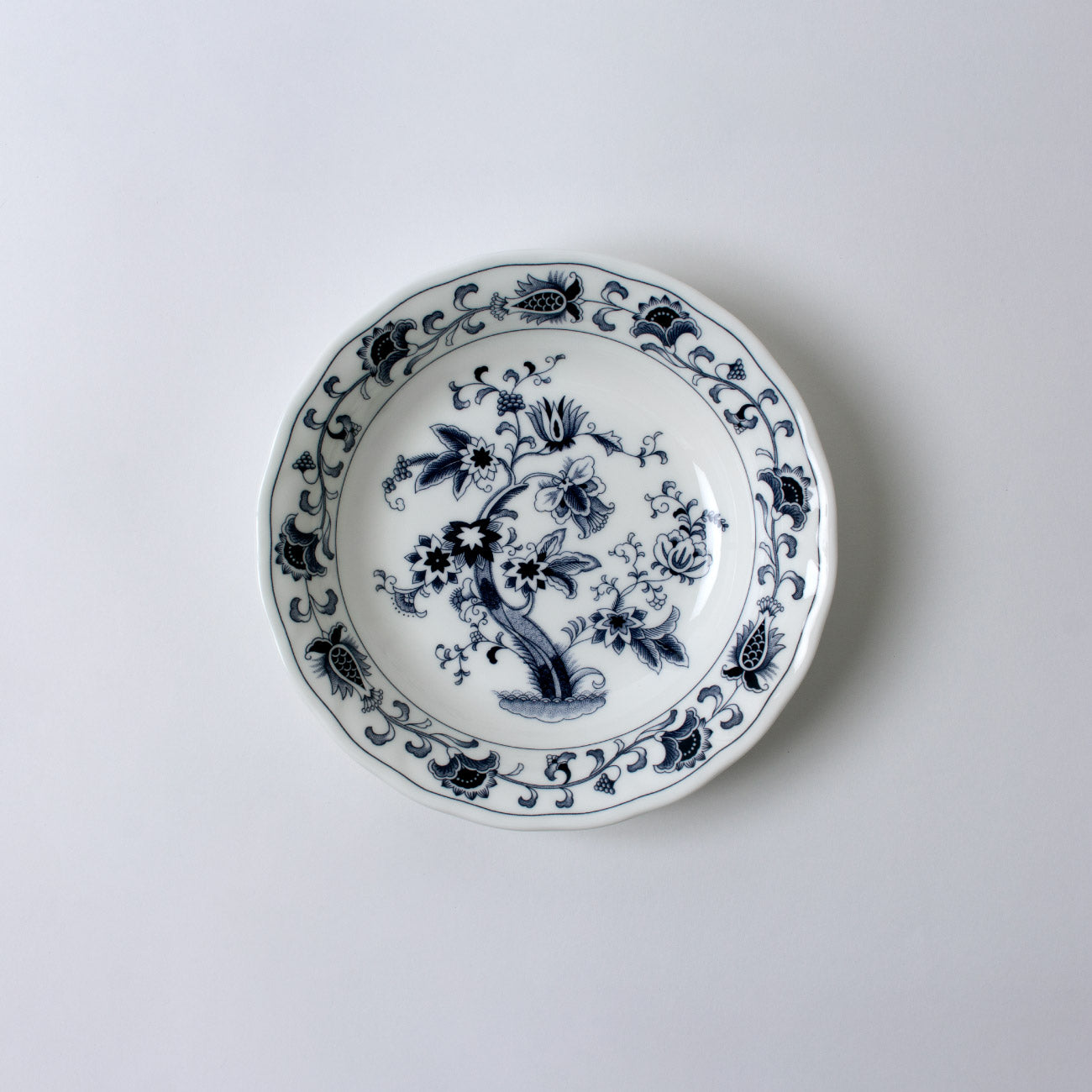 nikko食器｜18cmクープ皿｜プレート・深皿｜レトロカフェ食器｜ボーン