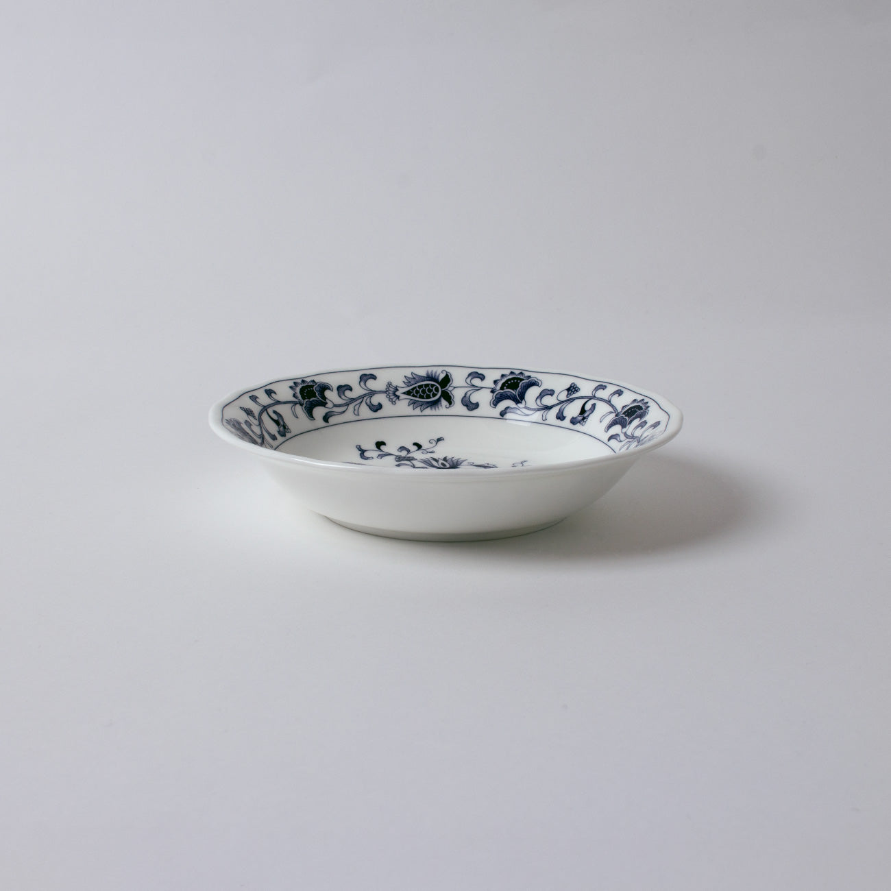 nikko食器｜18cmクープ皿｜プレート・深皿｜レトロカフェ食器｜ボーン