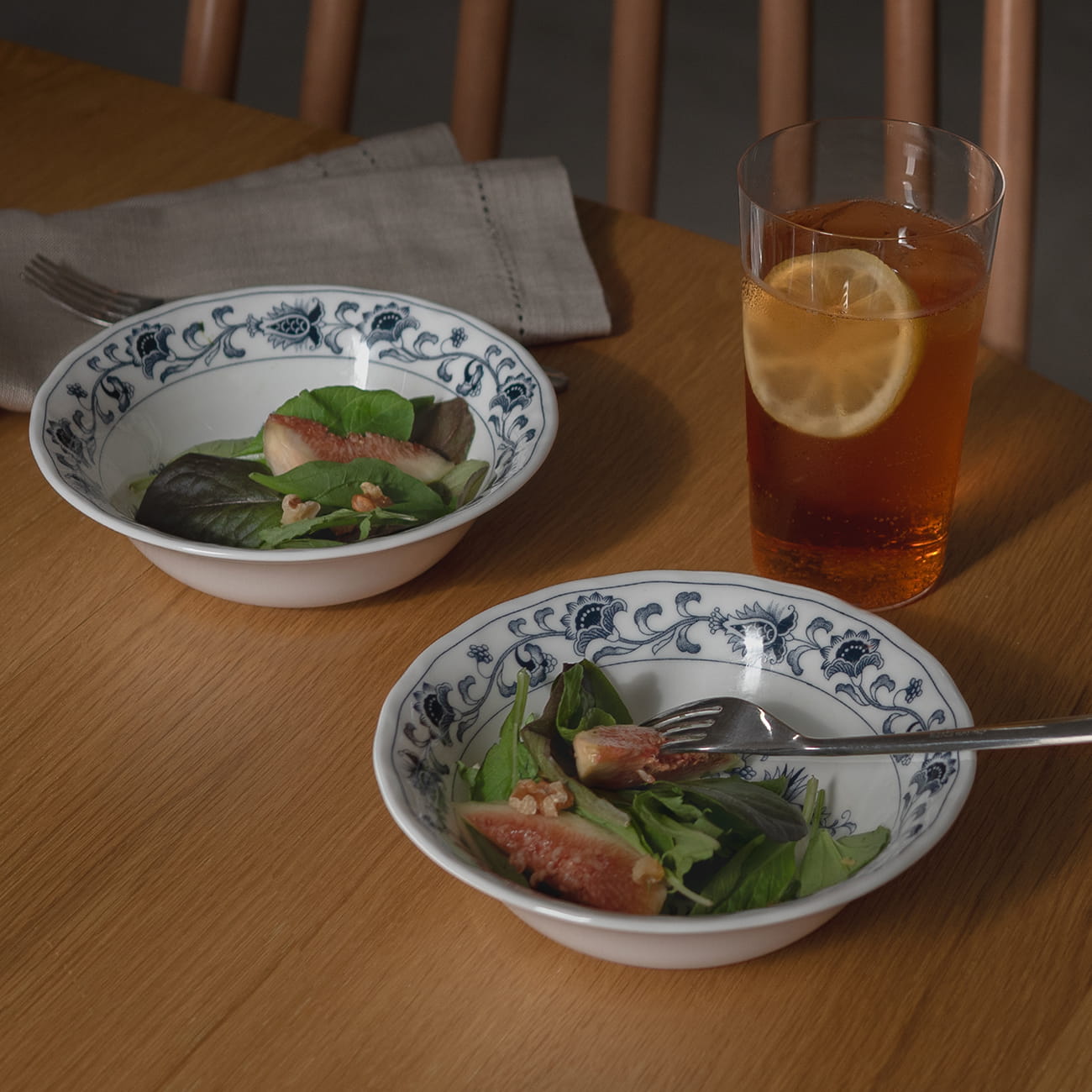 nikko食器｜ペア15cmボール｜レトロカフェ食器｜ボーンチャイナ製