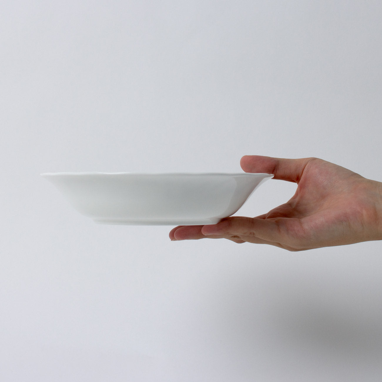 nikko食器｜18cmクープ皿｜プレート・深皿｜レトロカフェ食器｜ボーン